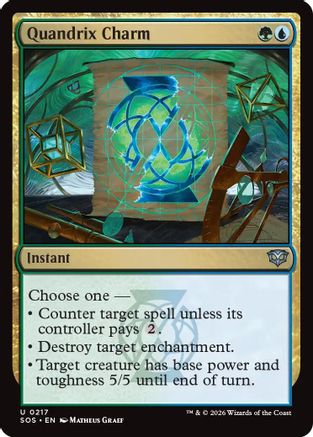 Quandrix Charm (SOS-217) [Secrets of Strixhaven]
