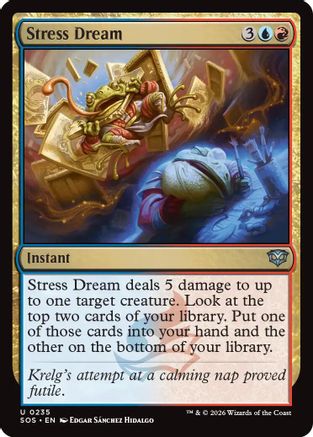 Stress Dream (SOS-235) [Secrets of Strixhaven] Foil