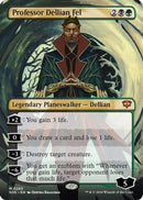 Professor Dellian Fel (Borderless) (SOS-283) [Secrets of Strixhaven]