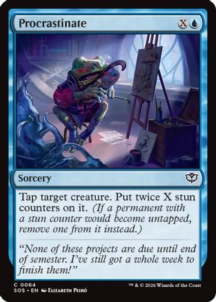 Procrastinate (SOS-064) [Secrets of Strixhaven]