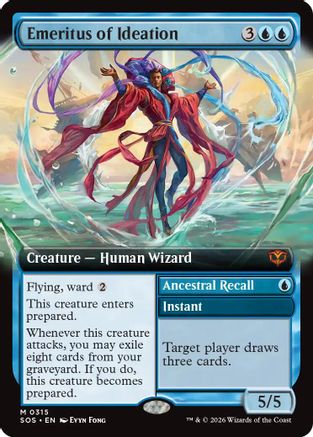 Emeritus of Ideation (Extended Art) (SOS-315) [Secrets of Strixhaven]