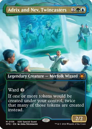 Adrix and Nev, Twincasters (Borderless) (SPG-156) [Special Guests]