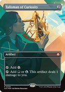 Talisman of Curiosity (Borderless) (SOC-430) [Commander: Secrets of Strixhaven] Foil