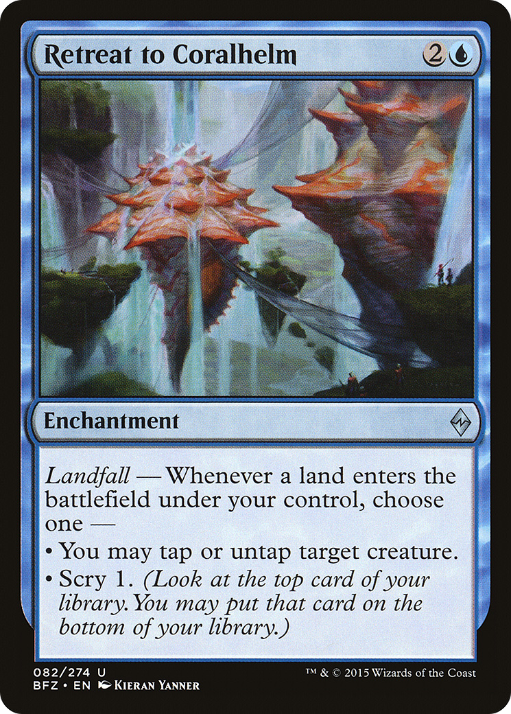 Retreat to Coralhelm (BFZ-082) [Battle for Zendikar] Foil