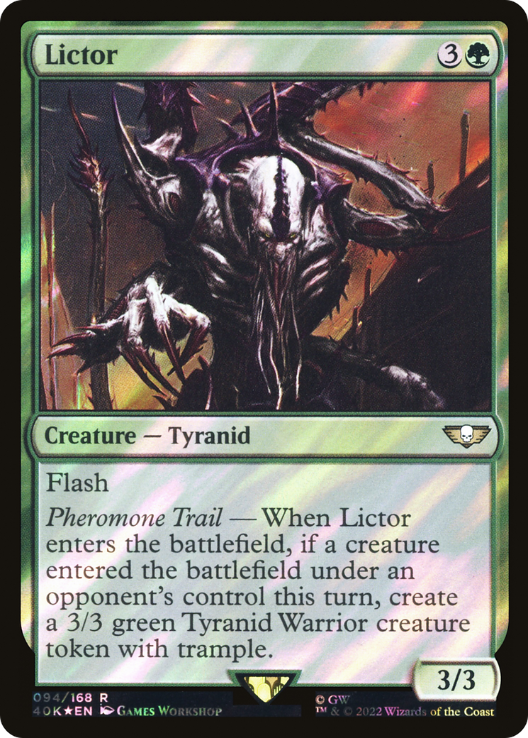 Lictor (Surge Foil) (40K-094) [Warhammer 40,000 Commander] Foil