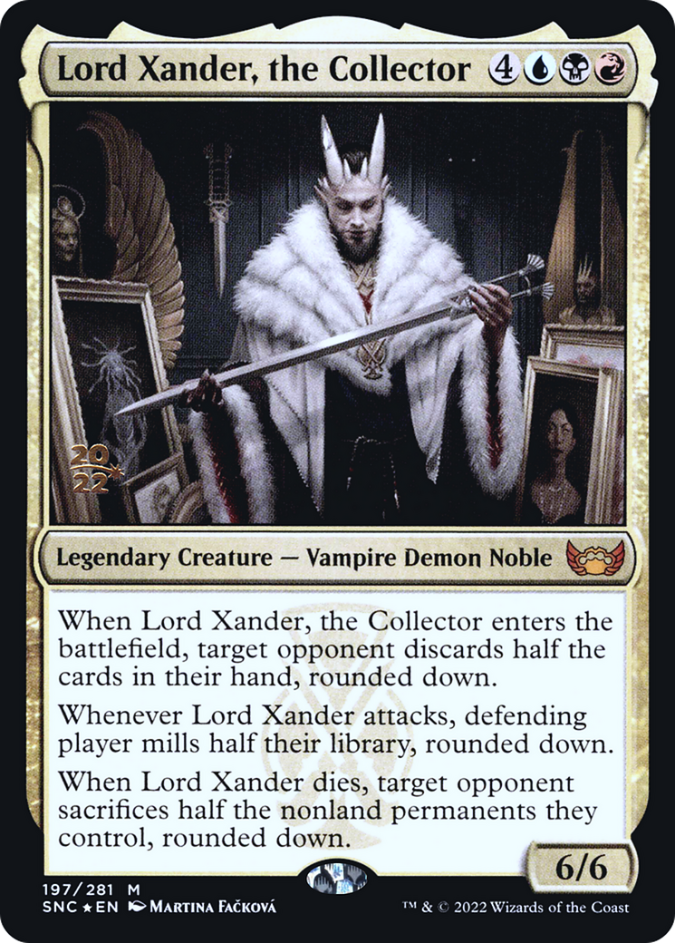 Lord Xander, the Collector (PRE-197) [Streets of New Capenna Promos] Foil