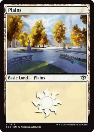 Plains (0273) (SOS-273) [Secrets of Strixhaven] Foil