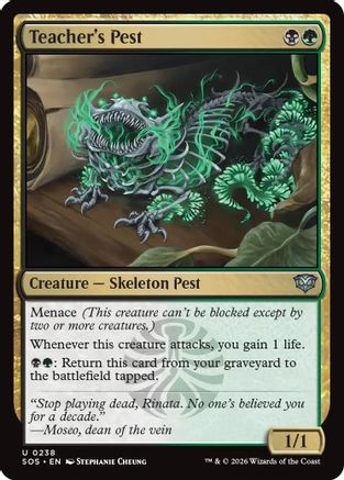 Teacher's Pest (SOS-238) [Secrets of Strixhaven]