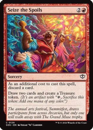 Seize the Spoils (SOS-129) [Secrets of Strixhaven] Foil
