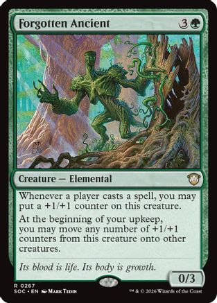 Forgotten Ancient (SOC-267) [Commander: Secrets of Strixhaven]