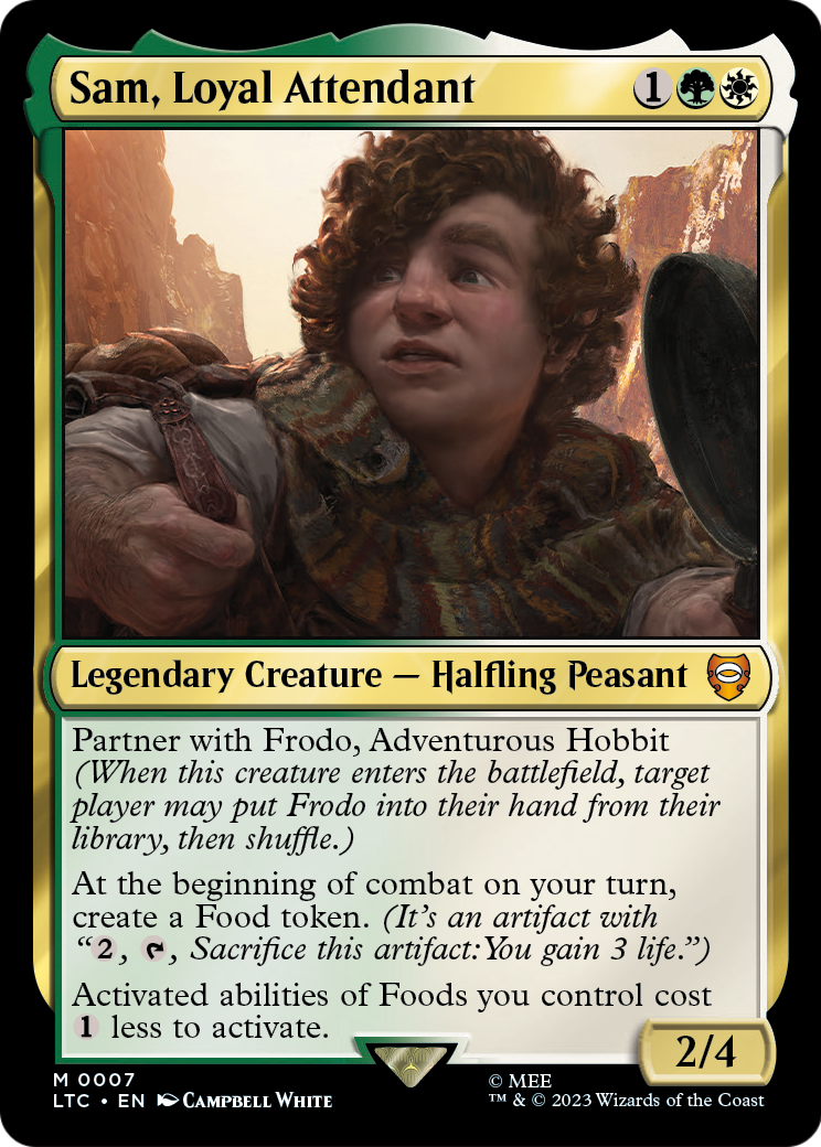 Sam, Loyal Attendant (LTC-007) [Tales of Middle-earth Commander]