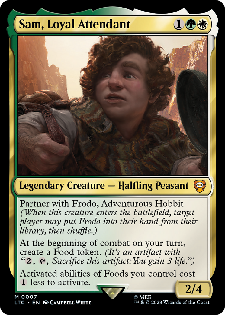Sam, Loyal Attendant (LTC-007) [Tales of Middle-earth Commander]