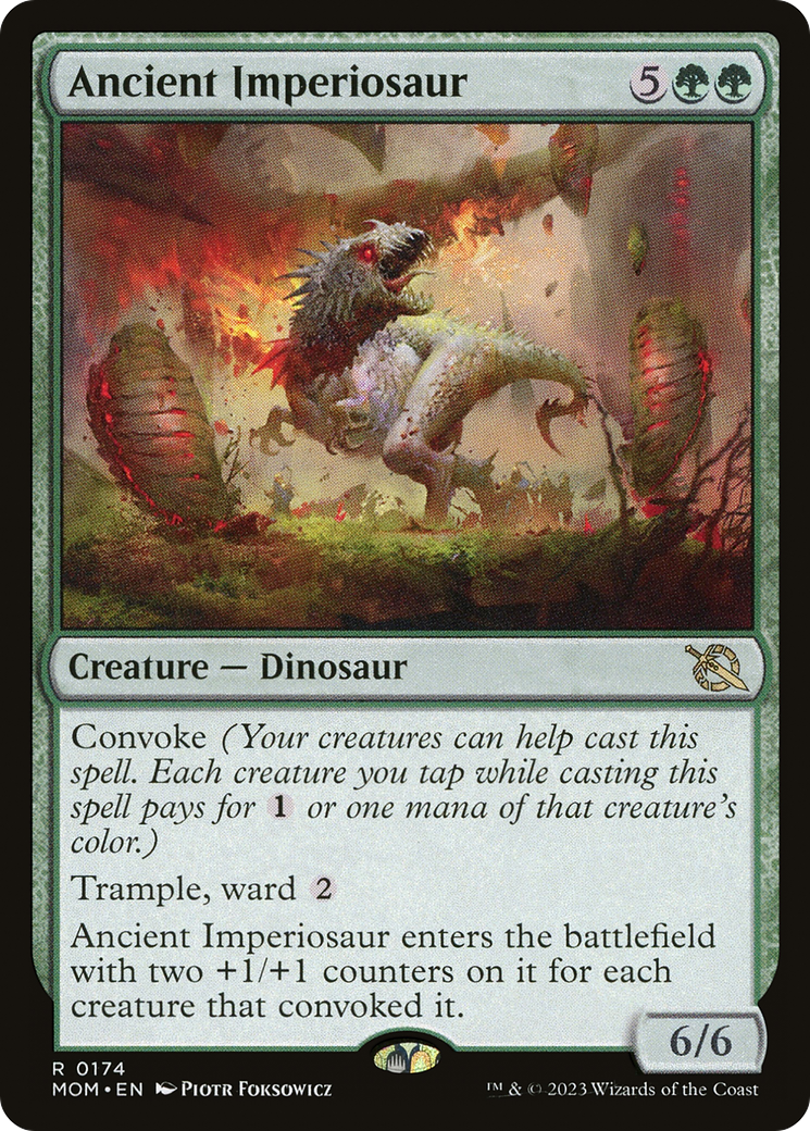 Ancient Imperiosaur (MOM-174) [March of the Machine] Foil