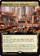 Great Hall of the Biblioplex (Extended Art) (SOS-361) [Secrets of Strixhaven]