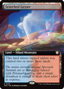 Scorched Geyser (Extended Art) (SOC-102) [Commander: Secrets of Strixhaven]