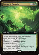 Immoral Bargain (Extended Art) (SOC-095) [Commander: Secrets of Strixhaven]