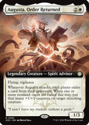 Augusta, Order Returned (Extended Art) (SOC-061) [Commander: Secrets of Strixhaven]