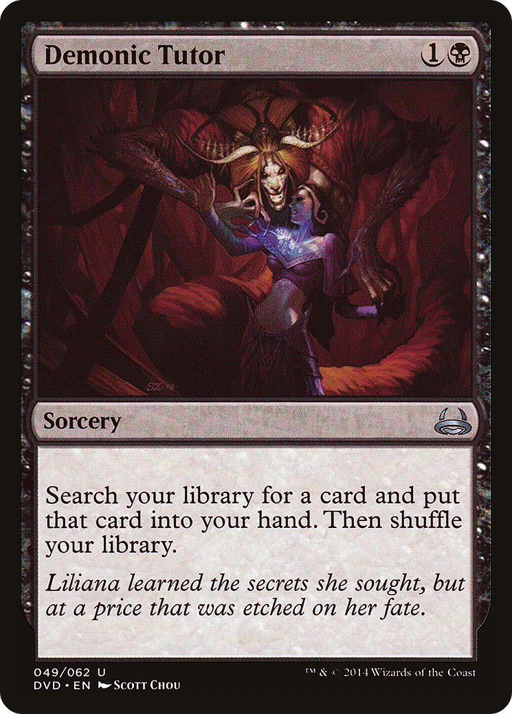 Demonic Tutor (DD3-049) [Duel Decks Anthology: Divine vs. Demonic]