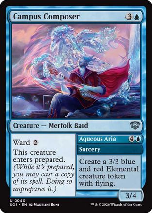 Campus Composer (SOS-040) [Secrets of Strixhaven] Foil
