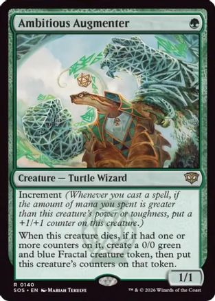Ambitious Augmenter (SOS-140) [Secrets of Strixhaven] Foil
