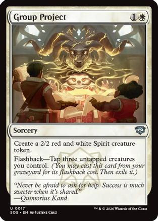 Group Project (SOS-017) [Secrets of Strixhaven] Foil