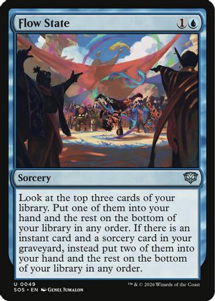 Flow State (SOS-049) [Secrets of Strixhaven] Foil