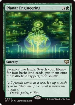 Planar Engineering (SOS-158) [Secrets of Strixhaven] Foil