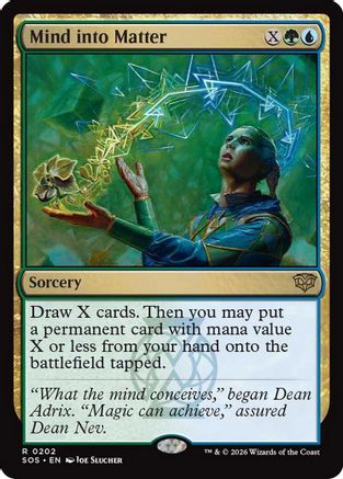 Mind into Matter (SOS-202) [Secrets of Strixhaven] Foil