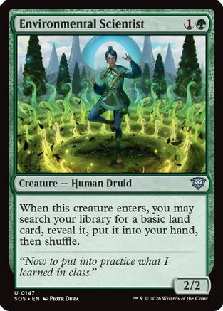 Environmental Scientist (SOS-147) [Secrets of Strixhaven] Foil
