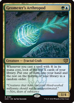 Geometer's Arthropod (SOS-191) [Secrets of Strixhaven] Foil