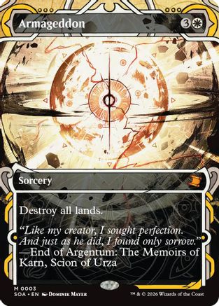 Armageddon (SOA-003) [Secrets of Strixhaven: Mystical Archive] Foil