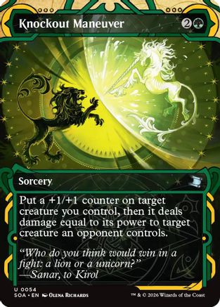 Knockout Maneuver (SOA-054) [Secrets of Strixhaven: Mystical Archive]
