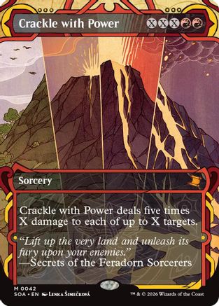 Crackle with Power (SOA-042) [Secrets of Strixhaven: Mystical Archive] Foil