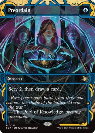 Preordain (SOA-021) [Secrets of Strixhaven: Mystical Archive] Foil