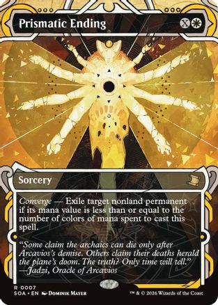 Prismatic Ending (SOA-007) [Secrets of Strixhaven: Mystical Archive] Foil
