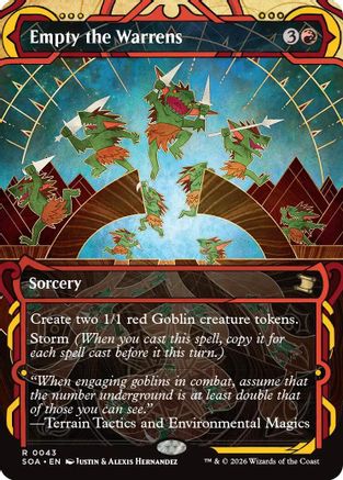 Empty the Warrens (SOA-043) [Secrets of Strixhaven: Mystical Archive]