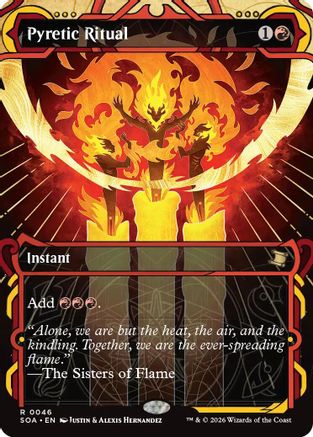 Pyretic Ritual (SOA-046) [Secrets of Strixhaven: Mystical Archive] Foil