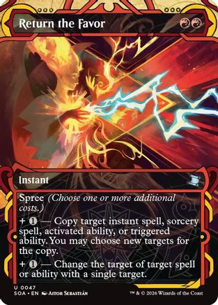 Return the Favor (SOA-047) [Secrets of Strixhaven: Mystical Archive] Foil
