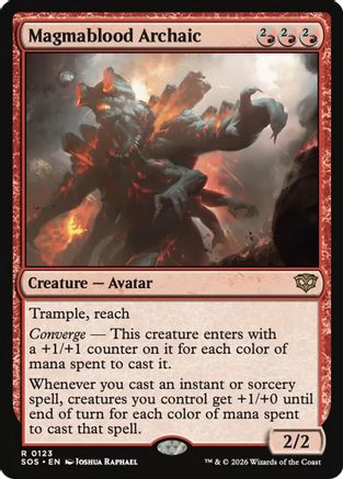 Magmablood Archaic (SOS-123) [Secrets of Strixhaven]