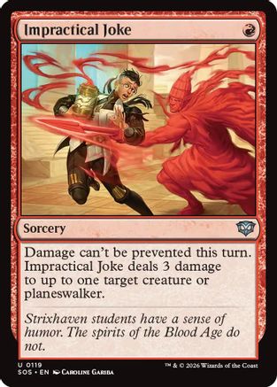 Impractical Joke (SOS-119) [Secrets of Strixhaven]