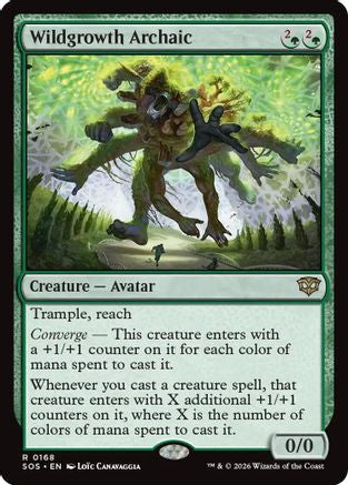 Wildgrowth Archaic (SOS-168) [Secrets of Strixhaven] Foil