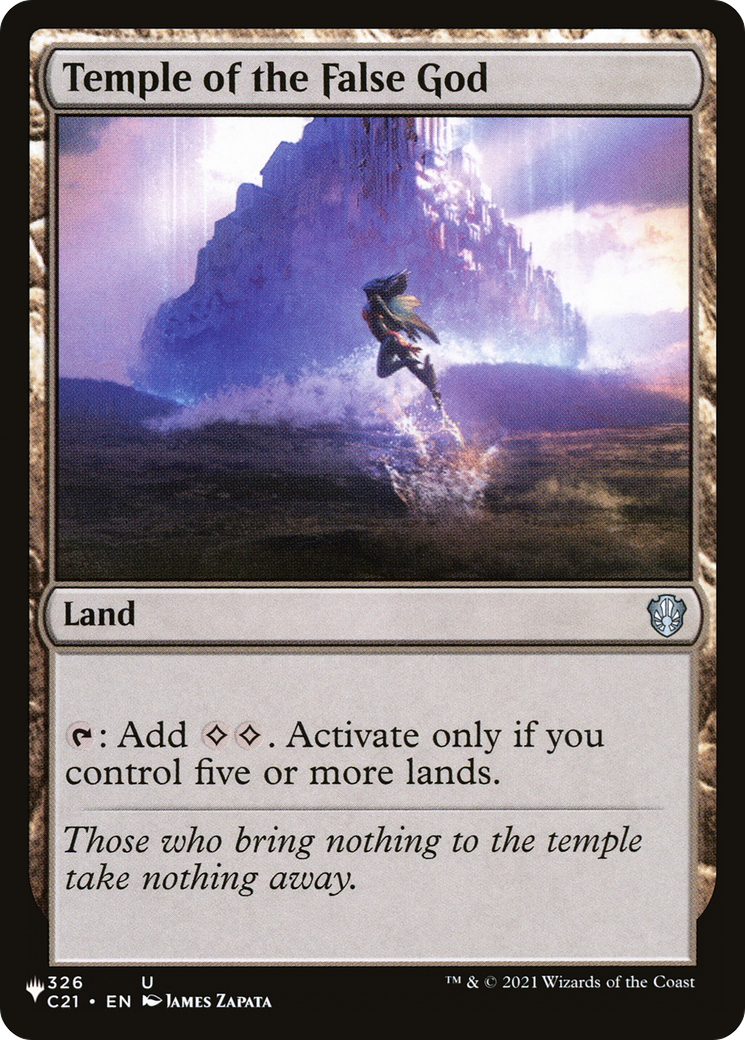 Temple of the False God (LIST-C21-326) [The List]