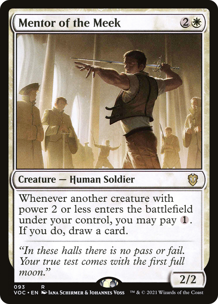 Mentor of the Meek (VOC-093) [Crimson Vow Commander]