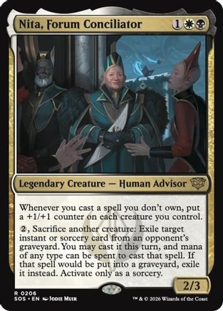 Nita, Forum Conciliator (SOS-206) [Secrets of Strixhaven]