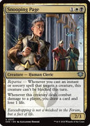 Snooping Page (SOS-227) [Secrets of Strixhaven] Foil