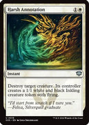 Harsh Annotation (SOS-018) [Secrets of Strixhaven] Foil