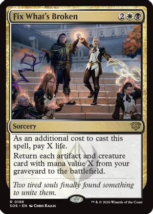 Fix What's Broken (SOS-188) [Secrets of Strixhaven]