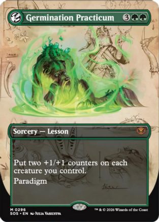 Germination Practicum (Borderless) (SOS-296) [Secrets of Strixhaven] Foil