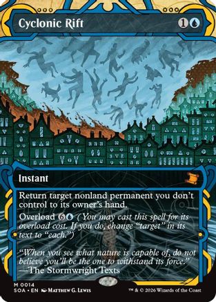 Cyclonic Rift (SOA-014) [Secrets of Strixhaven: Mystical Archive] Foil