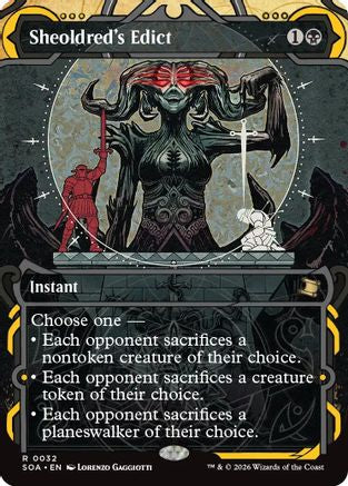 Sheoldred's Edict (SOA-032) [Secrets of Strixhaven: Mystical Archive]
